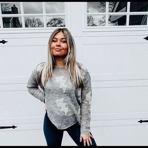 Lightning bolt sweater